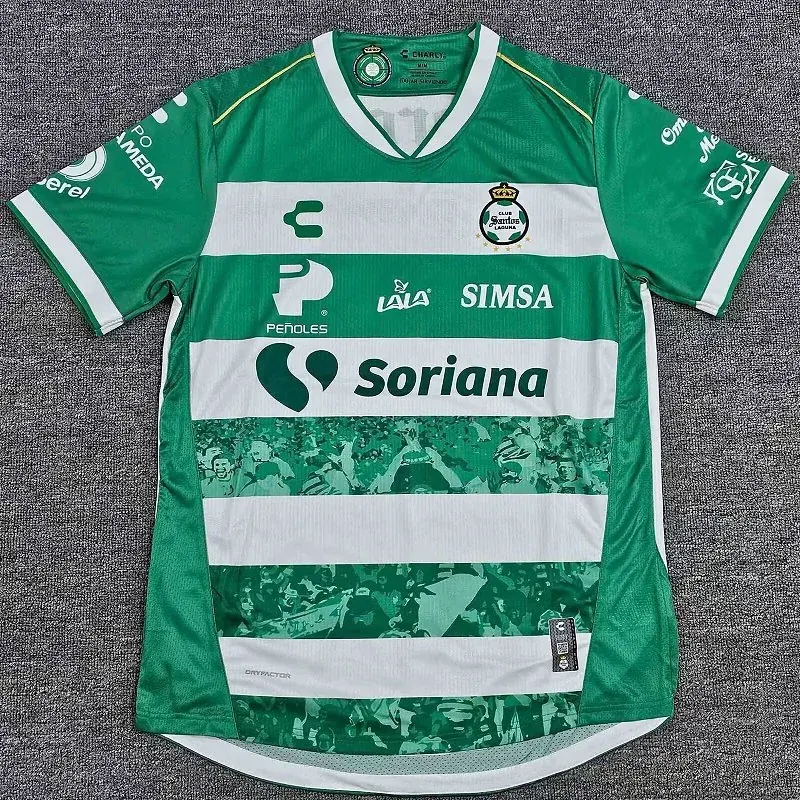 Santos Laguna Local Verde y blanca 25/26